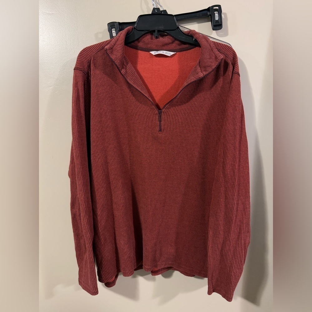 💰Woolrich Sweater Plus Size XXL 100% Cotton Houndstooth Grunge Pullover Classic